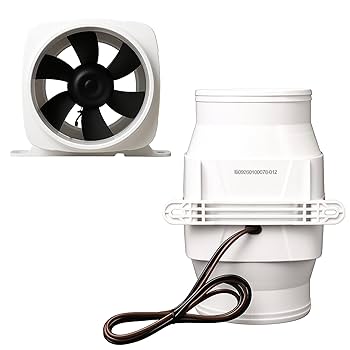 Amazon.co.jp: SEAFLO 送風機 4インチ インライン マリンビルジ